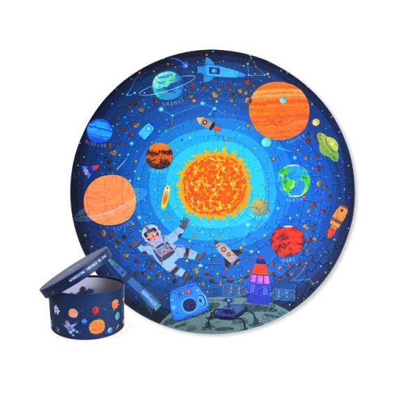 MiDeer Children Educational Early Education Paper Picture Puzzle Toy 150 PCS / Set, Spacewalk, Day and Night, World Animals