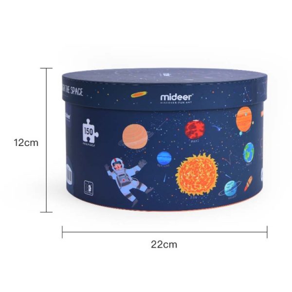 MiDeer Children Educational Early Education Paper Picture Puzzle Toy 150 PCS / Set, Spacewalk, Day and Night, World Animals – Image 5