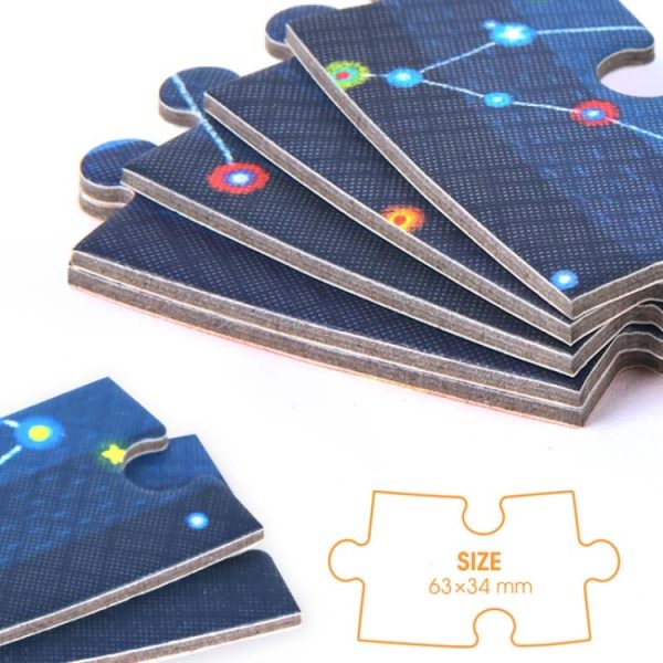 MiDeer Children Educational Early Education Paper Picture Puzzle Toy 150 PCS / Set, Spacewalk, Day and Night, World Animals – Image 7