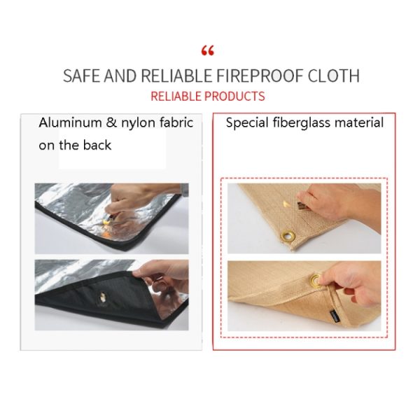 CLS Picnic Barbecue Heat Insulation Pad Glass Fiber Flame Retardant Cloth - Image 4
