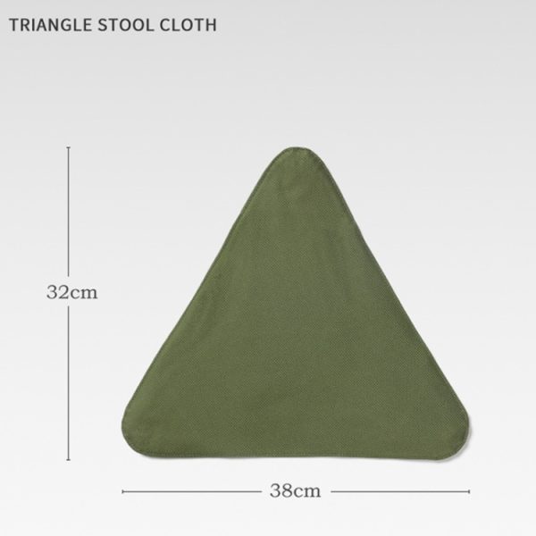 Outdoor Camping Waterproof Canvas Portable Triangle Stool Cloth - Image 8