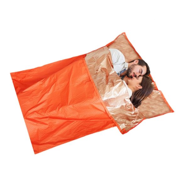 Outdoor Hiking Camping Heat-Reflective Thermal Insulation Sleeping Bag Emergency Blanket - Image 7