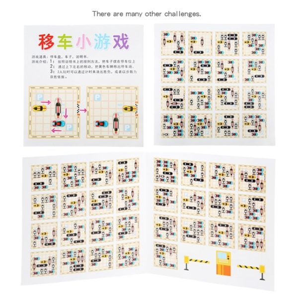 Moving Car Game Children Educational Logical Thinking Training Wooden Parent-Child Interaction Toy - Image 4