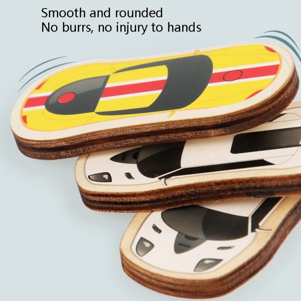 Moving Car Game Children Educational Logical Thinking Training Wooden Parent-Child Interaction Toy - Image 6