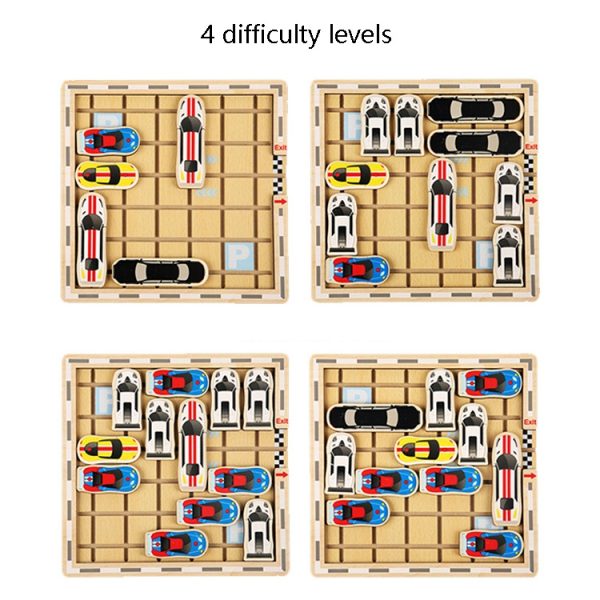 Moving Car Game Children Educational Logical Thinking Training Wooden Parent-Child Interaction Toy - Image 9