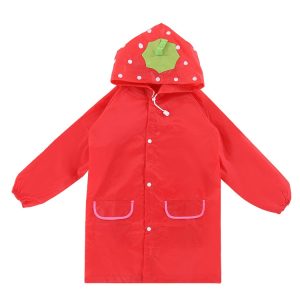 Children Cartoon Raincoat Student Poncho,