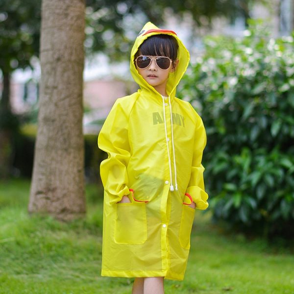 Children Cartoon Raincoat Student Poncho, - Image 6
