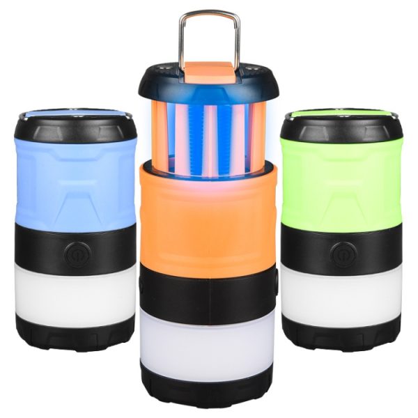 Outdoor LED Waterproof Electric Mosquito Killer Camping Lamp Flashlight - Image 2