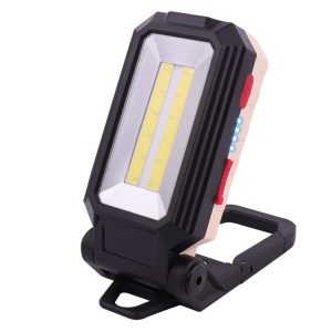Glare Car Inspection USB Charging LED Folding Camping Lamp with Hook + Magnet,