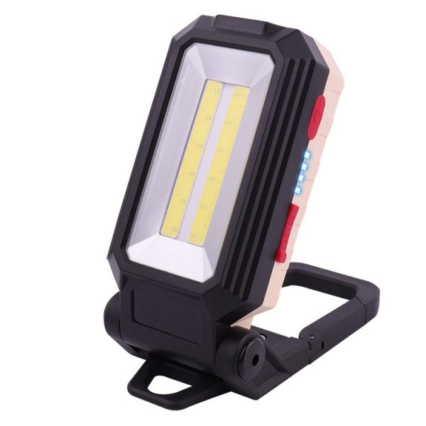 Glare Car Inspection USB Charging LED Folding Camping Lamp with Hook + Magnet,