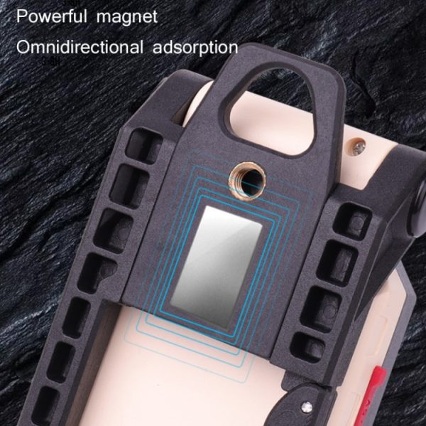 Glare Car Inspection USB Charging LED Folding Camping Lamp with Hook + Magnet, - Image 4