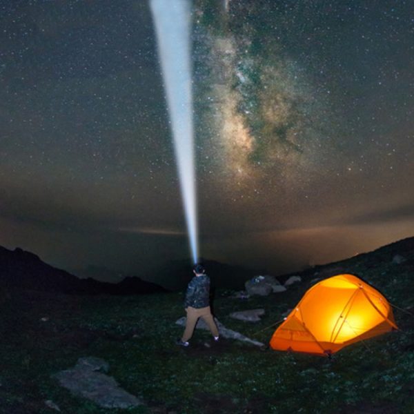 Glare Car Inspection USB Charging LED Folding Camping Lamp with Hook + Magnet, - Image 7