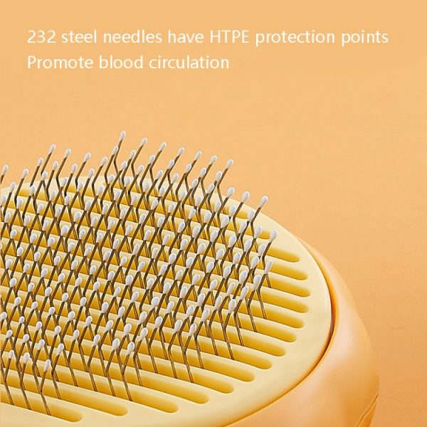 Cat Comb Remove Floating Hair Dog Comb, Yellow - Image 3