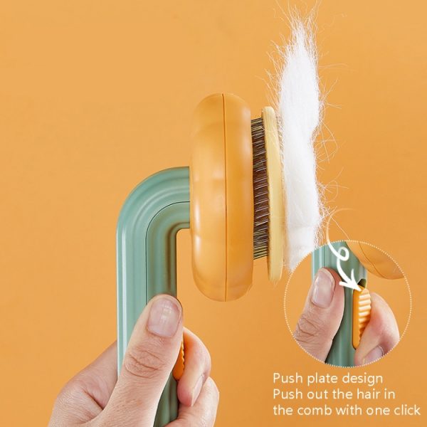 Cat Comb Remove Floating Hair Dog Comb, Yellow - Image 5