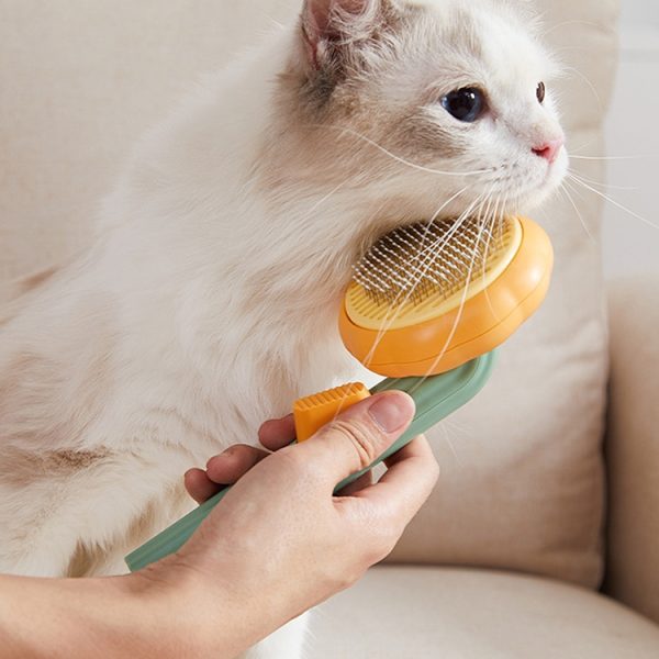 Cat Comb Remove Floating Hair Dog Comb, Yellow - Image 7