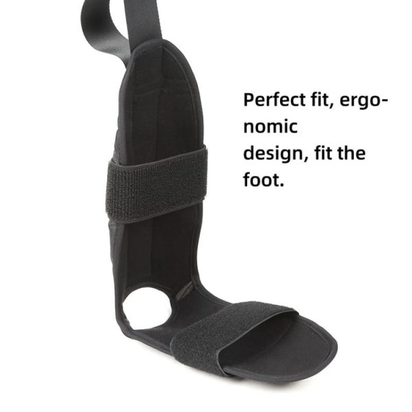 Yoga Stretch Trainer Rehabilitation Correction Belt Foot Drop Stretcher, Oxford Black - Image 4