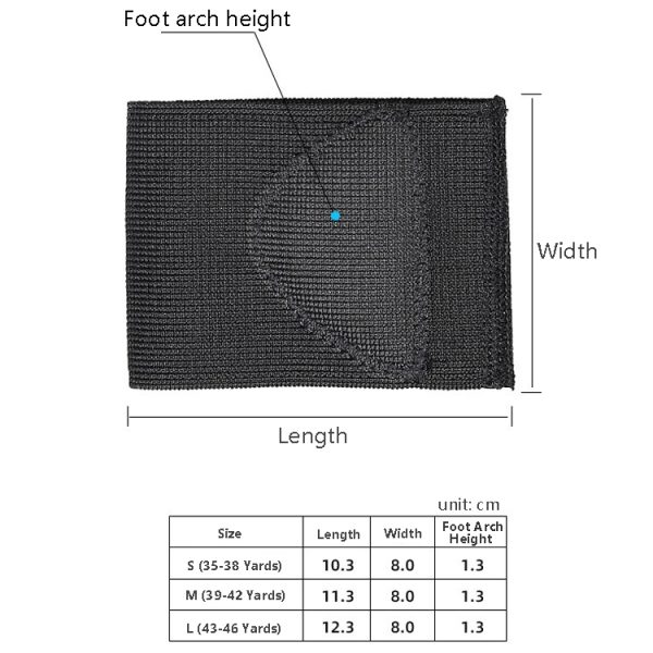 Flat Foot Bow Support Half Pad Elastic Bandage Foot Pad - Image 7