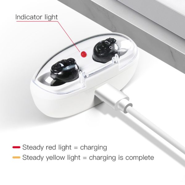 Old People Voice Amplifier Hearing Aid Magnetic Charge Dual-unit Sound Collector - Image 4