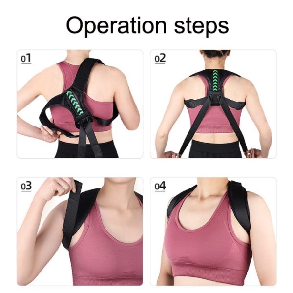 Anti-hunchback Open Shoulder Chest Posture Correction Belt, S, M, L, XL - Image 6