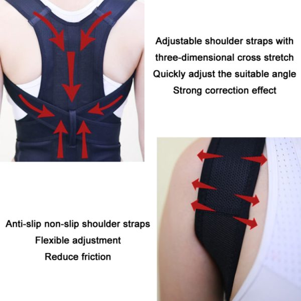 Breathable Anti-hunchback Posture Correction Belt, XS, S, M, L, XL, XXL – Image 3