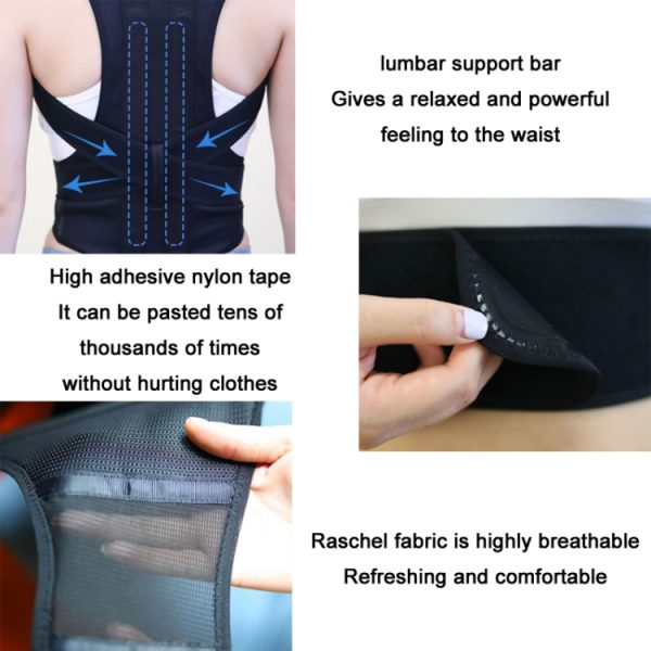 Breathable Anti-hunchback Posture Correction Belt, XS, S, M, L, XL, XXL – Image 4