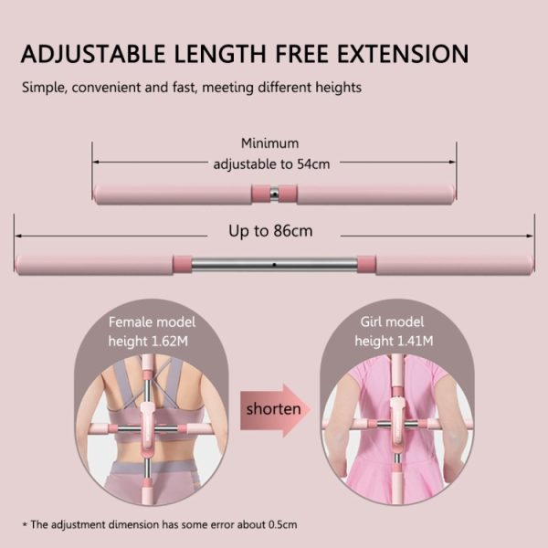 Yoga Hunchback Corrector Adjustable Open Shoulder Standing Training Stick - Image 3