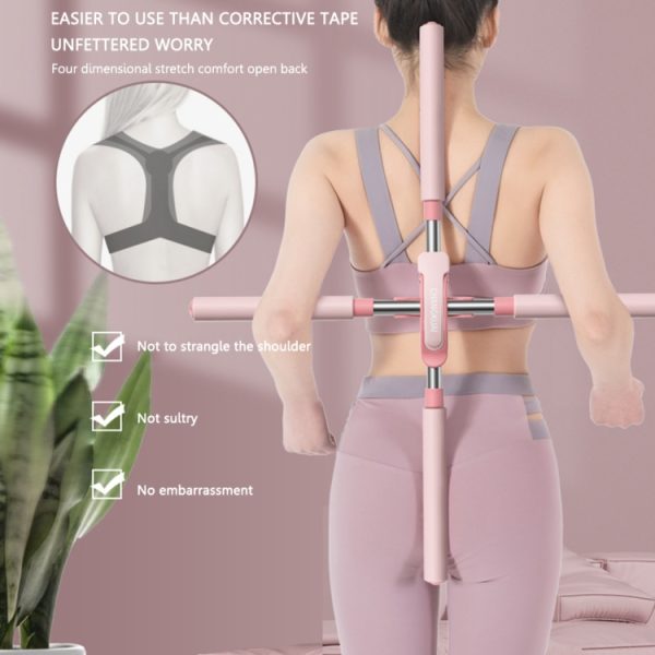 Yoga Hunchback Corrector Adjustable Open Shoulder Standing Training Stick - Image 4