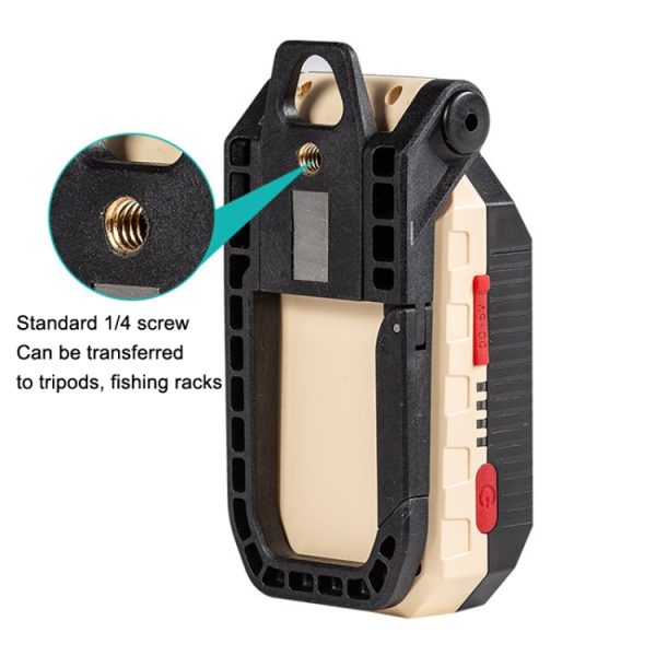 COB Work Light USB Charging Hook Emergency Flashlight Maintenance Lamp, - Image 5