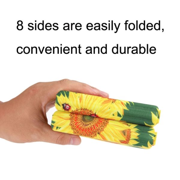 Portable Dirty Park Folding Picnic Mat Moisture-proof and Cool Cushion, 38.5x28.3x0.8cm Sunflowers, 38.5x28.3x0.8cm Cloud Sea, 38.5x28.3x0.8cm Flower, 38.5x28.3x0.8cm Leaves - Image 4