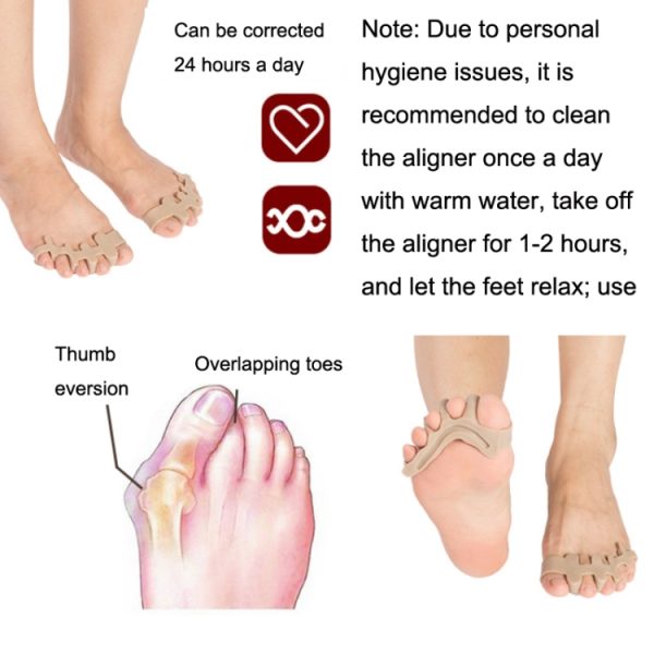 Toe Valgus Silicone Corrector Big Foot Toe Splitter, - Image 4