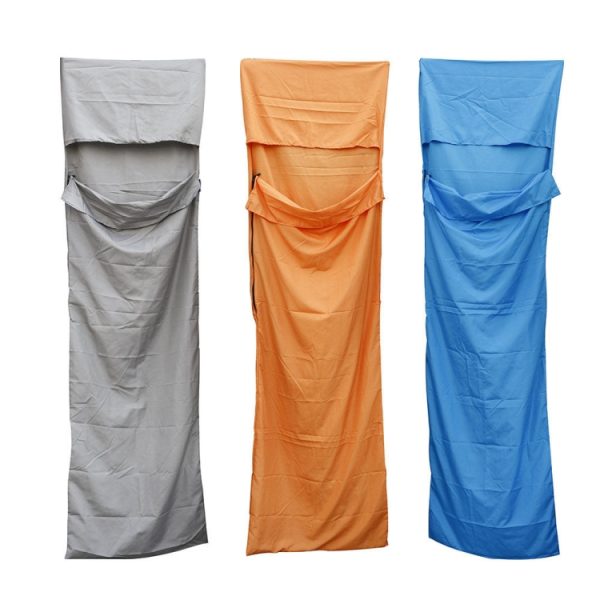 Ultralight Outdoor Sleeping Bag Pongee Portable Single Sleeping Bags, 210x70cm Gray, 210x70cm Blue, 210x70cm Orange - Image 2