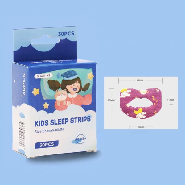 BLACK XS Breathing Correction Physical Anti-snoring Sticker - Image 5