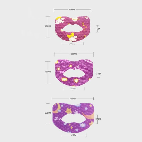 BLACK XS Breathing Correction Physical Anti-snoring Sticker - Image 2