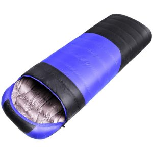 USB Electric Heating Down Cotton Sleeping Bag 3-speed Temperature Adjustment, (180+30)x75cm Blue, (180+30)x75cm Orange