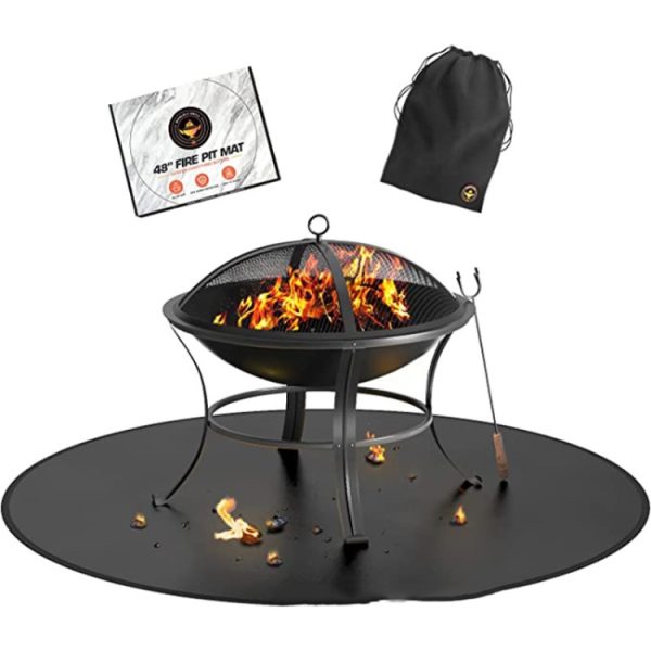 Fireproof Grill Mat Fiberglass High Temperature Resistant Camping Mat, 24 Inches, 32 Inches, 36 Inches - Image 2