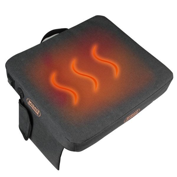 Outdoor Camping Stool USB Heating Portable Mat, Gray - Image 2