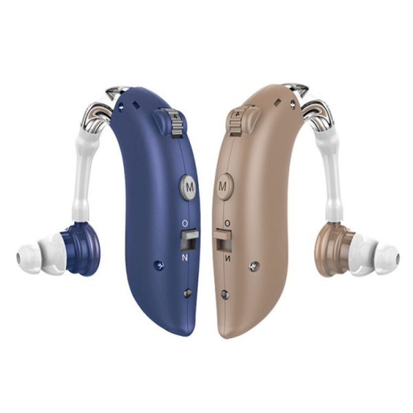 GM-105 Smart Noise Cancelling Ear-hook Rechargeable Elderly Sound Collector, - Image 2
