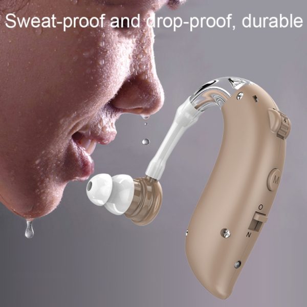 GM-105 Smart Noise Cancelling Ear-hook Rechargeable Elderly Sound Collector, - Image 5