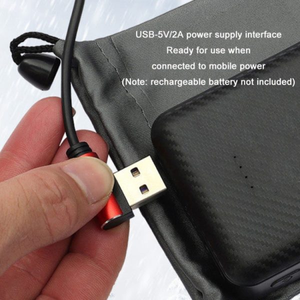 Winter USB Rechargeable Smart Seven Zone Heating Anti-cold Sleeping Bag Pad - Image 3
