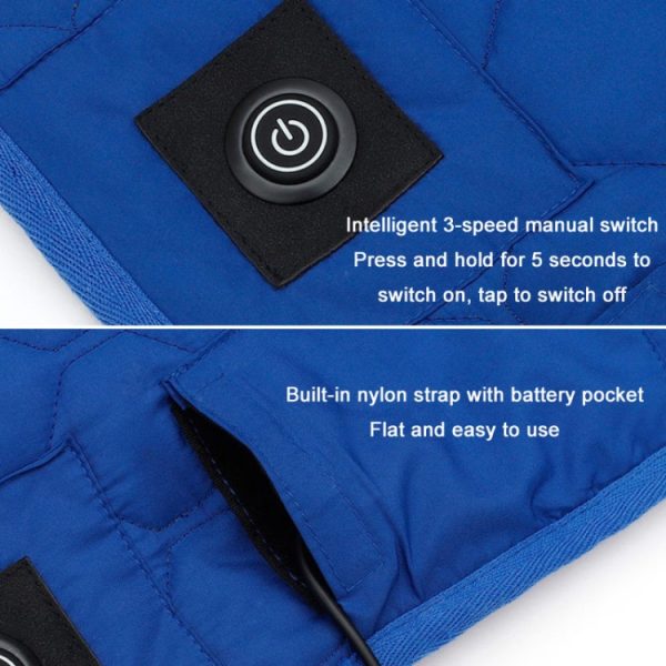 Winter USB Rechargeable Smart Seven Zone Heating Anti-cold Sleeping Bag Pad - Image 4