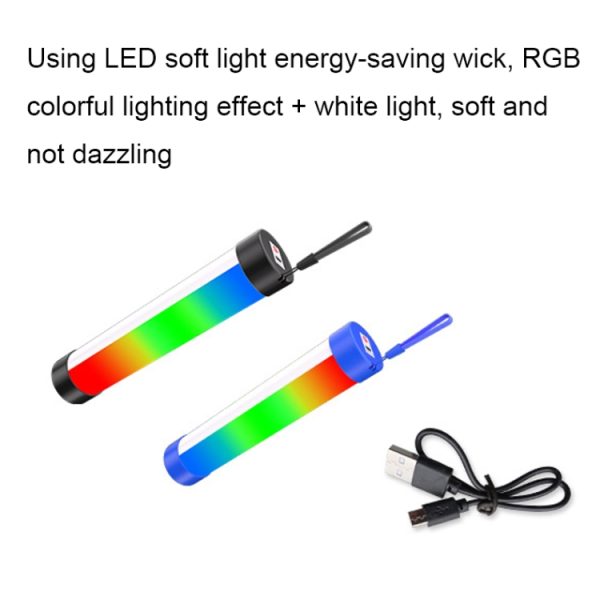 10W RGB Light Effect Bluetooth Magnetic Emergency Light with Audio Function - Image 4
