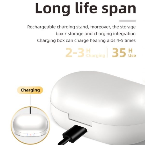 GM-902 Wireless Magnetic Charging Hearing Aids Elderly Sound Amplifier - Image 4