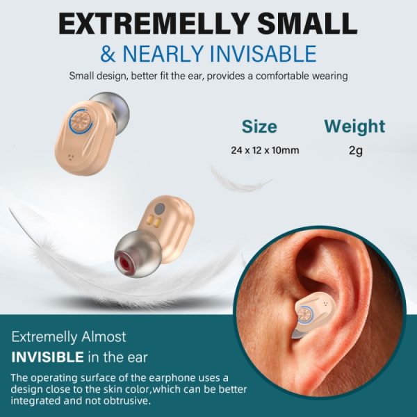 Z-127C TWS Charging Hearing Aid Sound Amplifier Auxiliary Listener - Image 4