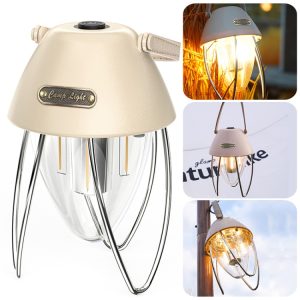 TG-ZP04401 Retro Camping Light Rechargeable Tricolor Light