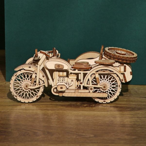 LG834 Tricycle Boat 3D Wooden Puzzle Educational Toys DIY Handmade Ornaments – Image 5