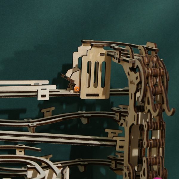 LG825 Mechanical Track Ball 3D Wooden Puzzle Toy DIY Handmade Ornaments – Image 3