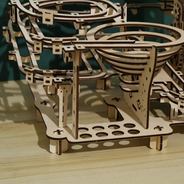 LG825 Mechanical Track Ball 3D Wooden Puzzle Toy DIY Handmade Ornaments – Image 4