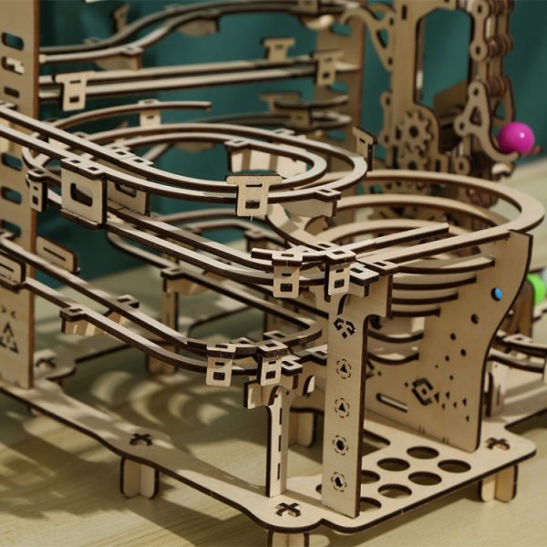 LG825 Mechanical Track Ball 3D Wooden Puzzle Toy DIY Handmade Ornaments – Image 5