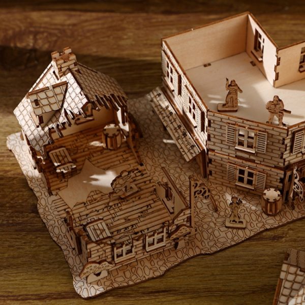 Guarding The House 3D Wooden Puzzle Toys DIY Handmade Ornaments - Image 4