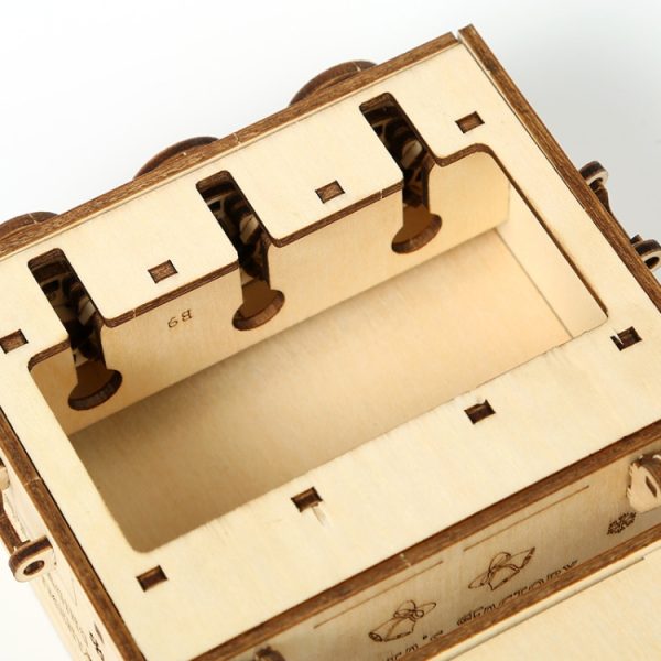 Password Box 3D Wooden Puzzle Toys DIY Handmade Ornaments - Image 5